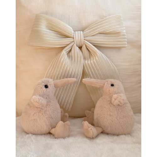 Soft Beige Kiwi Bird Cuddly Toy, Cute, Sweet, Cozy Stuffed Animal, Nursery, Kid's Room Decor, Infant, Toddler, Holiday, Babyshower Gift