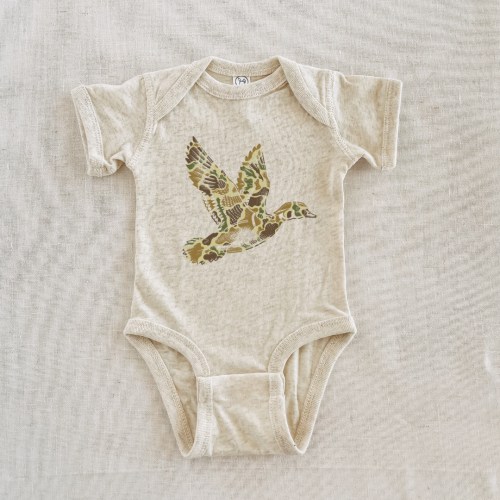 Distressed Camo Duck - Oatmeal