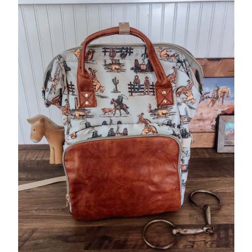 Tales of the Old West Diaper Bag Backpack