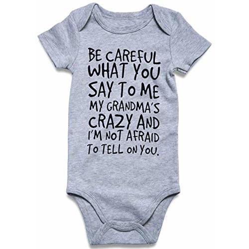 Loveternal Neutral Baby Girls Boys Cotton Romper Cute Saying Newborn Clothes 0-12 Months…
