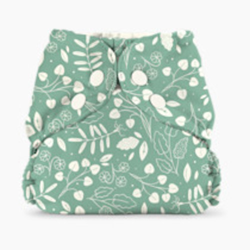 Esembly Recycled Diaper Cover (Outer) + Swim Diaper - Botany, Size 2 (18-35 Lbs)