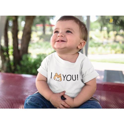 I Love You Corgi Butt Toddler, Corgi Themed Onesie® Animal Themed Baby Clothes Cute Baby Shower Gift Cute Dog Raglan Tshirt Pet Kids Tee 337