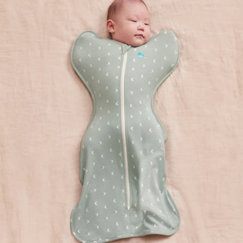 Swaddle Up™ 1.0 TOG Cotton Olive Moon