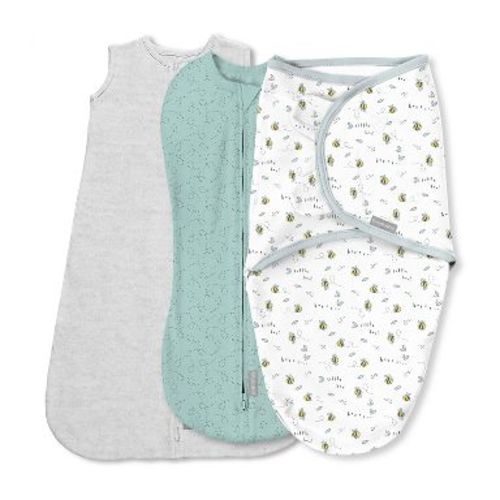 SwaddleMe by Ingenuity Comfort Pack Baby Blanket - Little Bees