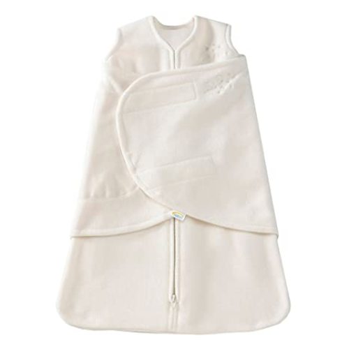HALO Micro-Fleece Sleepsack Swaddle, Cream, Newborn, 0-3 Months