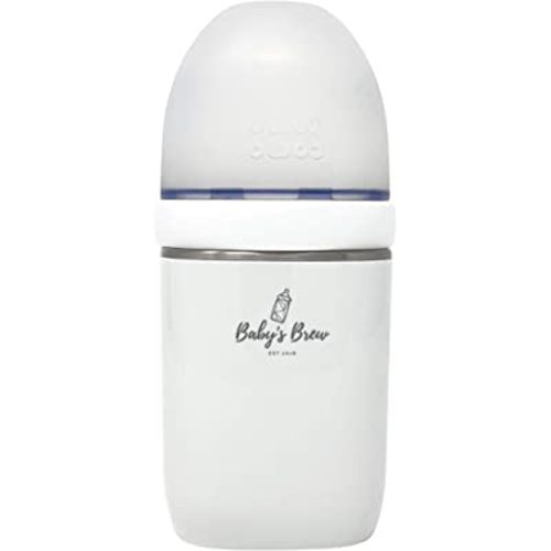 Baby's Brew Portable Bottle Warmer Pro - Milk Warmers for Breastmilk or Formula, Leak-Proof Design, Travel-Friendly, Cordless, Battery-Powered, 8-12 Hour Battery Life, Warmer Only