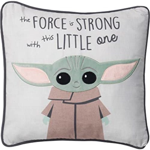 Lambs & Ivy Star Wars The Child/Baby Yoda Decorative Nursery Throw Pillow