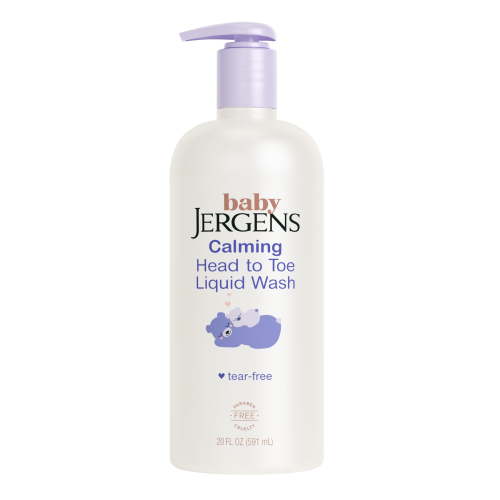 Jergens Calming Head to Toe Liquid Baby Wash 20 oz Moisturizing with Shea and Lavender Oils