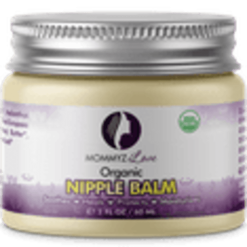 Mommyz Love Organic Breastfeeding Nipple Cream to Relieve Sore - Dry and Cracked Nipples, 2oz, 1 Jar