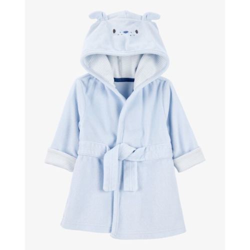 Baby Dog Hooded Terry Robe - Blue - Carter's | Carter's