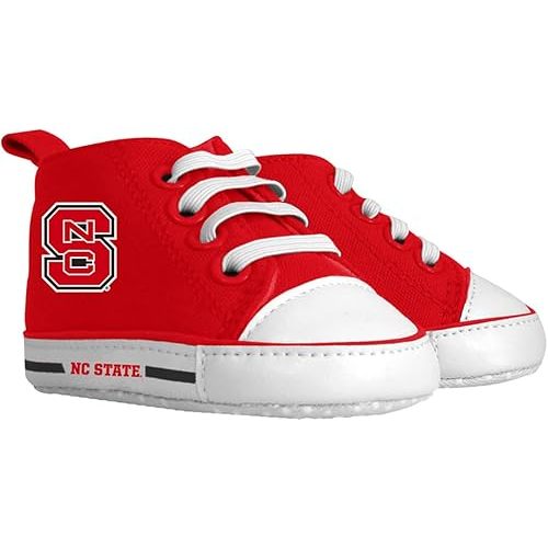 Baby Fanatic Ncaa Legacy Infant PRE-Walker Hightops, North Carolina State Wolfpack, for Ages 0 To 6 Months