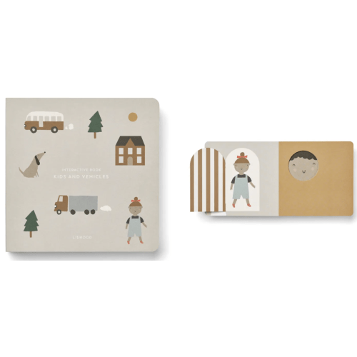 Liewood - Maitland Early-Learning Book - Vehicles/Downtown mix | Smallable