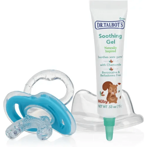 Dr. Talbot's Naturally Inspired Soothing Gel for Sore Gums with Bonus Gum-EEZ Teether Combo, Benzocaine Free, Belladonna Free, one color, 0.53 Fluid Ounce