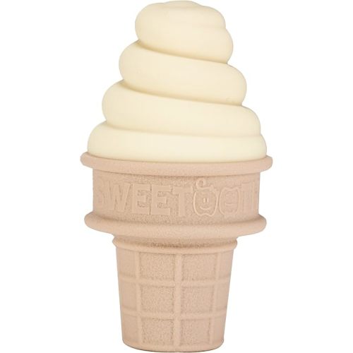 SweeTooth Ice Cream Cone Shaped Baby Teether - Yummy Yellow