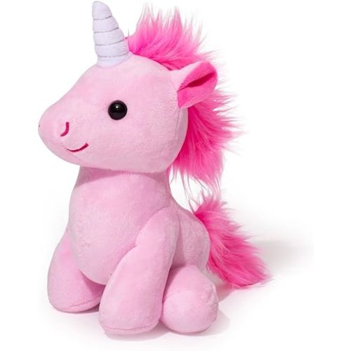 Little Jupiter Plush Unicorn 7.5'' - Stuffed Animal for Girls - Unicorn Stuffy - Easter & Christmas Gift - Pink