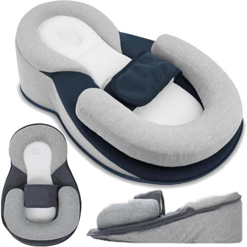 Rest Nest Bed Acid Reflux with Strap, Kees ley Rest Nest Pillow for Comfortable & Feeding Support