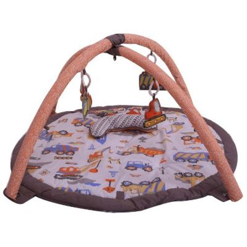 Bacati - Baby Activity Gyms & Playmats (construction Grey/yellow/orange)