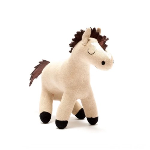 Organic Cotton Knitted Horse