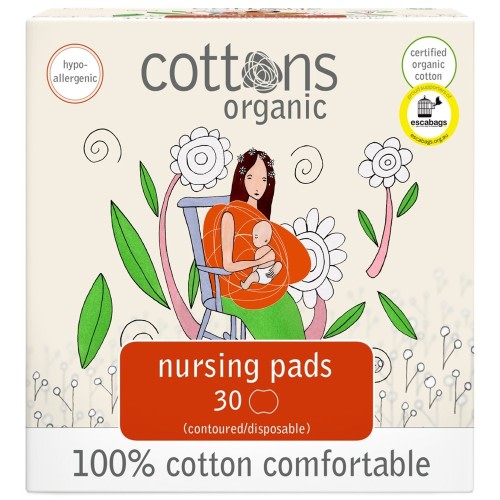 Cottons Breast Pads Disposable 30 Pack | Breast Pads | Baby Bunting AU
