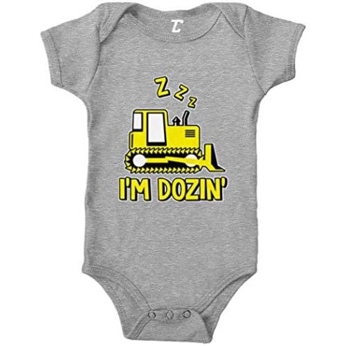 Tcombo I'm Dozin' - Nap Time Bulldozer Bodysuit
