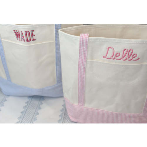 Gingham Totes – Lake Home Collective