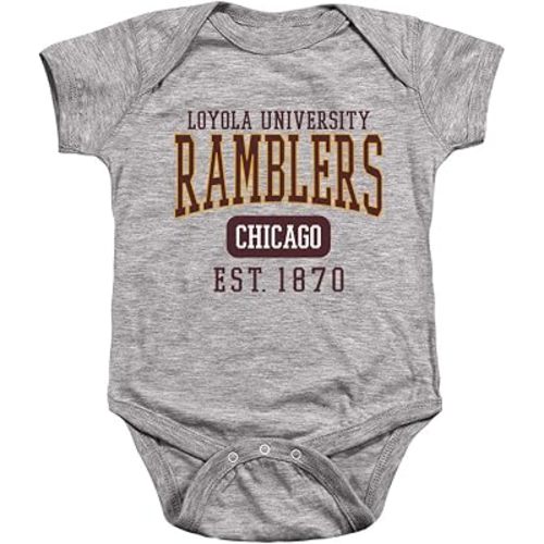 Loyola University Chicago Official Est. Date Unisex Infant Snap Suit for Baby