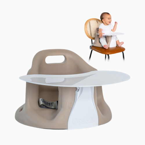 Baby Floor & Booster Seat with Tray - Taupe
