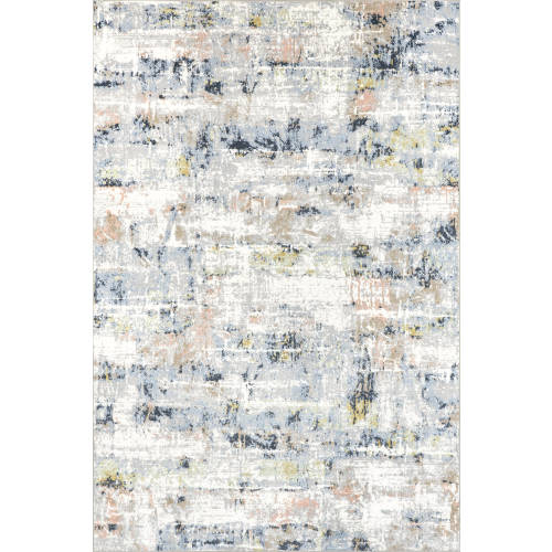 Patty Washable Rainy Days Rug | Blue Multicolor