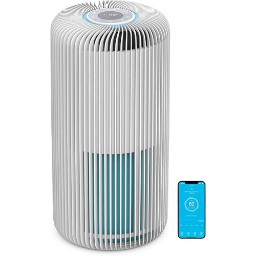 Pure Enrichment PureZone Turbo Smart Air Purifier for Large Rooms (1050 sq. ft. in 30 min.) - Energy Star Rated, 5 Stage Filtration, Smartphone Compatible, Traps Germs, Smoke, & Dust (White)