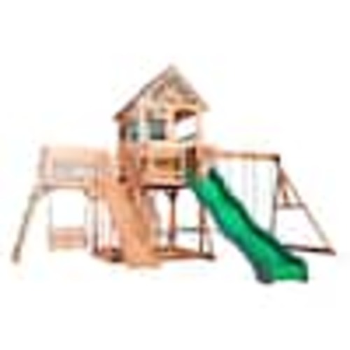 Backyard Discovery Caribbean All Cedar Swing Playset 1606029com
