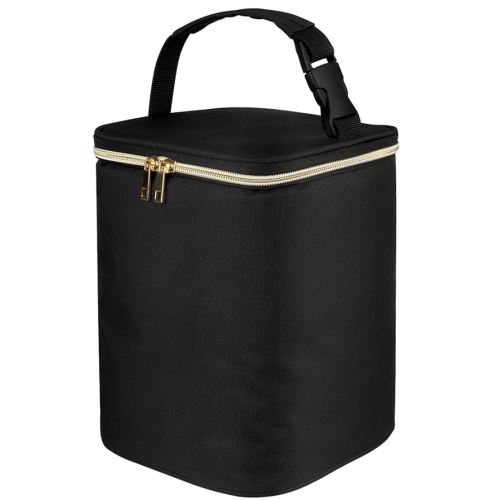 Teamoy Breastmilk Cooler Bag, Baby Bottles Bag for up to 4 Large 9 Ounce Bottles, Perfect for Working Mom Mother, (Bag ONLY), Black