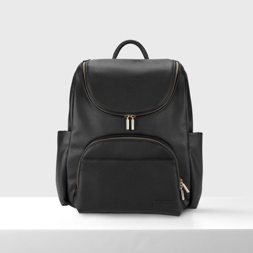 Black Evermore 6-in-1 Diaper Backpack Set | skiphop.com