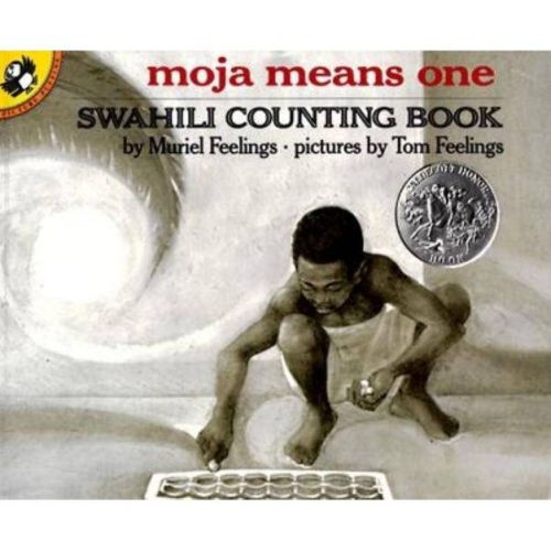 Moja Means One - (Picture Puffin Books) by Muriel Feelings (Paperback)