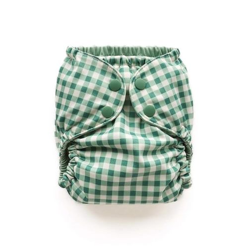 Esembly Cloth Diaper Cover, Verdant Gingham