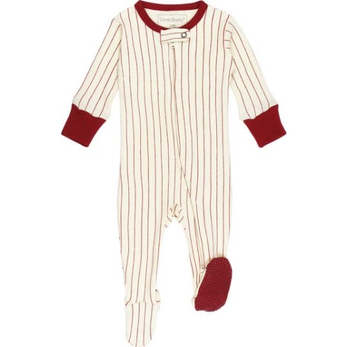 Print Fitted One-Piece Organic Cotton Footie Pajamas, 0-3M