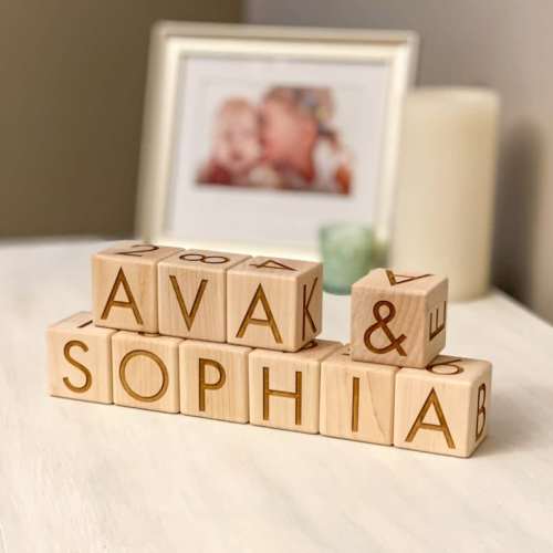 Etsy Personalized Name Blocks