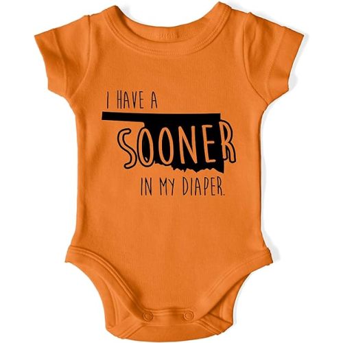 In My Diaper I Have A Sooner - Oklahoma Rival Sports Fans Baby One Piece