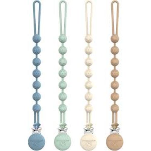 Cuddle Campus Silicone Pacifier Clip Holder with One Piece Design, Pack of 4 Soft Flexible Binky Clips - Google Search