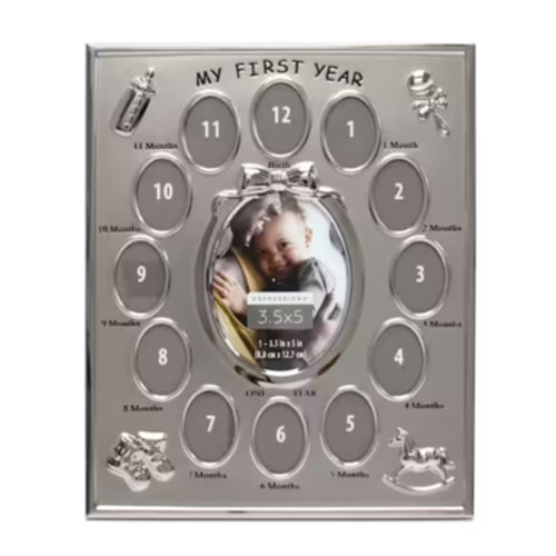 Expressions™ Baby "My First Year" Collage Frame by Studio Décor®