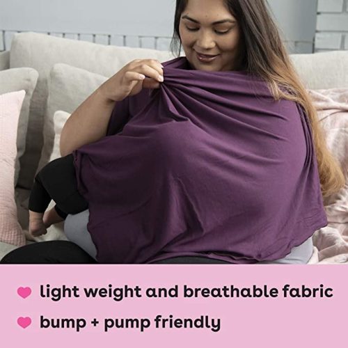 Bamboobies Women’s Nursing Cover, One Size Fits All, Maternity Clothing for Breastfeeding, Black - 1 Count (Pack of 1)