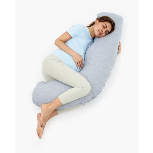 J Shaped Maternity Body Pillow for Mothers-to-Be