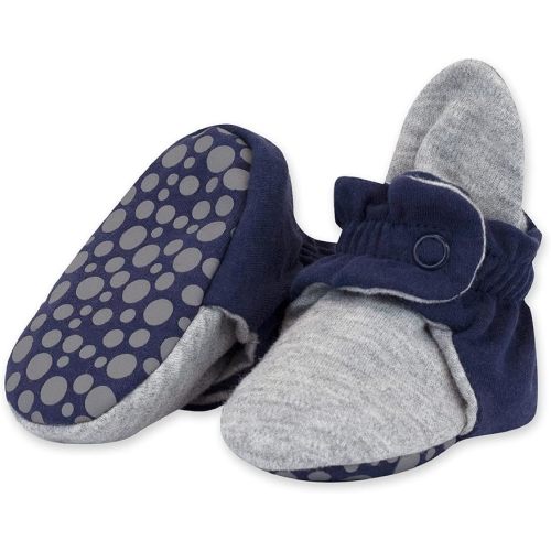 Zutano Unisex Organic Cotton Baby Booties With Gripper Soles