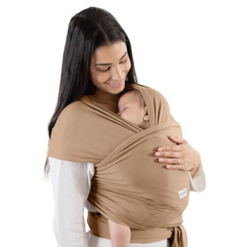 Comfy Cubs Baby Wrap Carrier - Soft Cotton Blend Baby Sling, Hands-Free Infant Carrier - Adjustable One Size Fits All - Cedar