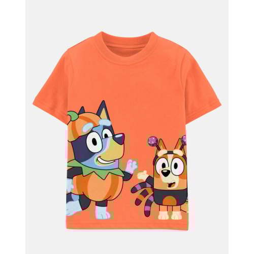 Toddler Boy Halloween Bluey Short-Sleeve Graphic Tee - Orange - Carter's | Carter's