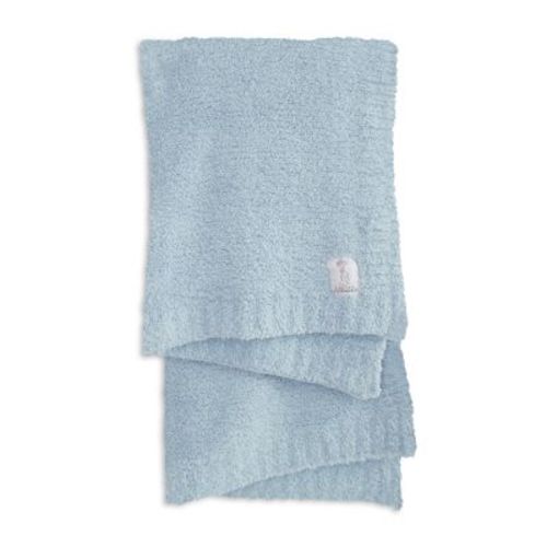 Little Giraffe Chenille Blanket - Blue