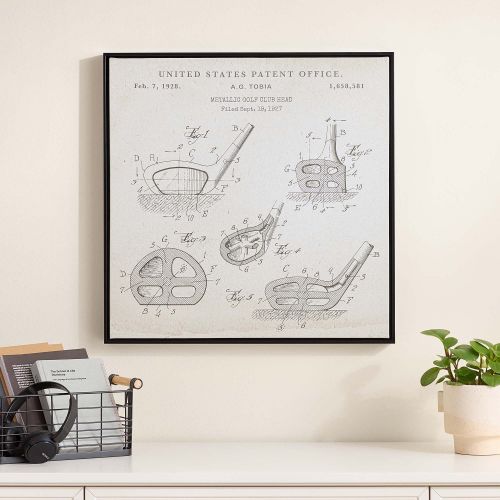 Golf Patent Framed Art