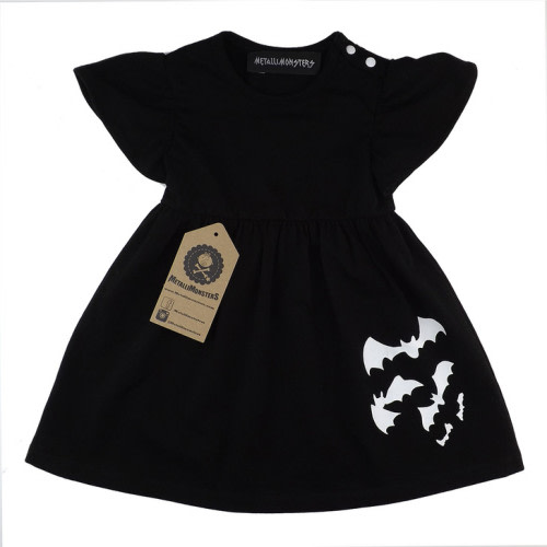 Bats dress black - Metallimonsters Ltd