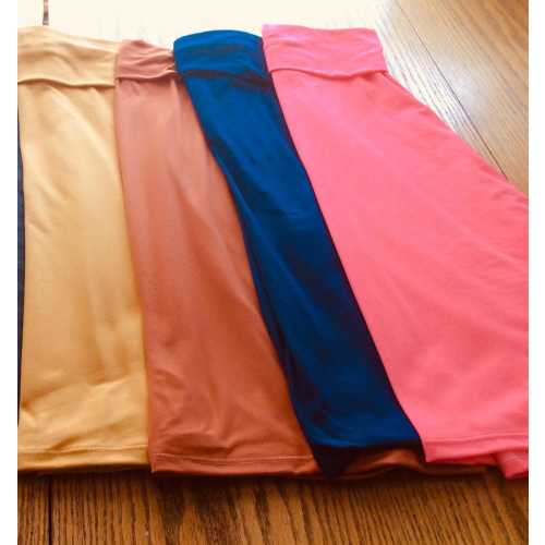 Solid Color Maxi Girls and Toddlers Maxi Skirt - Maxi Skirt - Church Skirt - Ankle Length Skirto