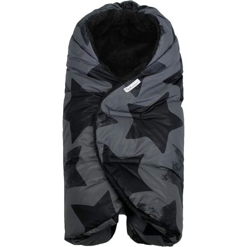 7AM Baby Car Seat Blanket - Multifunctional Car Seat Cover for Baby Boy & Girl, Winter Stroller & Car Seat Swaddle Blankets for Babies, Micro-Fleece & Plush Lined Warm Carseat Cover | Nido (Small)