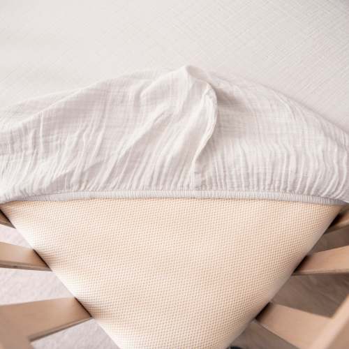 Breathable Organic Muslin Crib Sheets | GOTS-Certified Cotton | Naturepedic